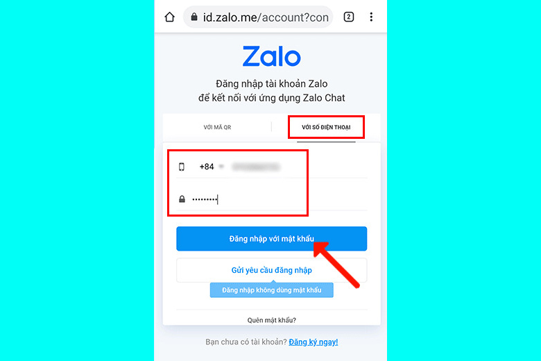 Chat Zalo.me - Cách đăng nhập Zalo web trên Mobile và PC