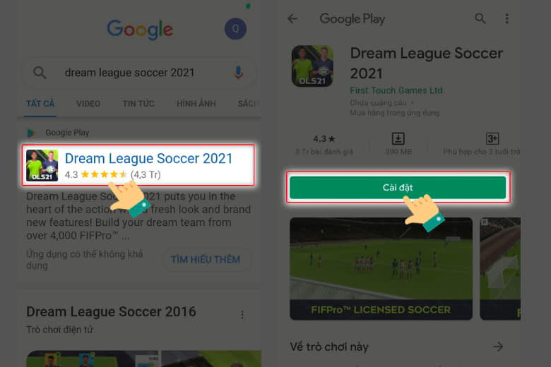 Cách tải DLS 2022 (Dream League Soccer 2022) nhanh nhất