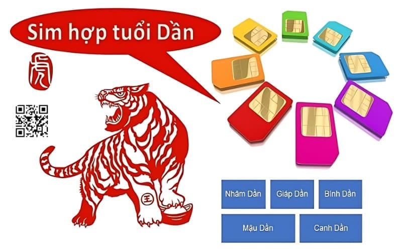 Tìm sim phong thuỷ hợp tuổi Dần - Mua Sim